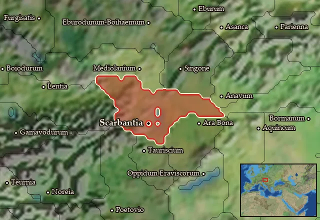 Map of Hercuniatia and its neighbours