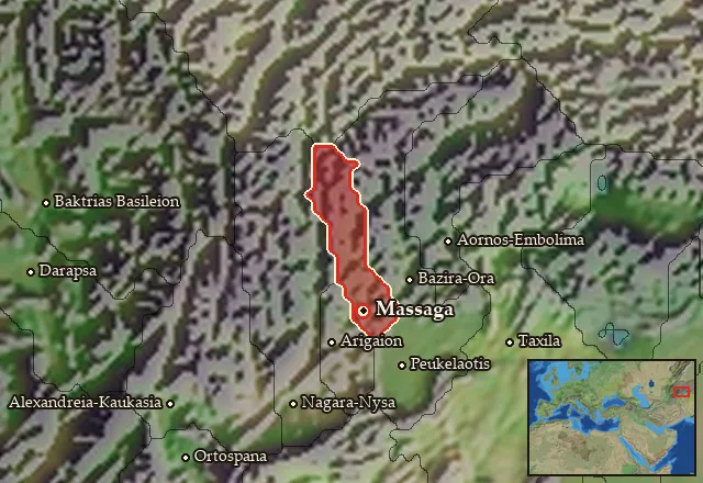Map of Hesperos Assakenia and its neighbours