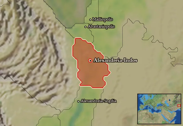 Map of Indos and its neighbours
