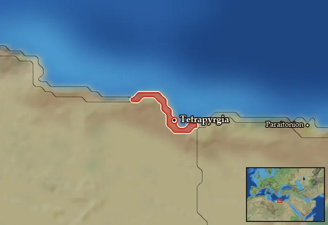Map of Katabathmos and its neighbours