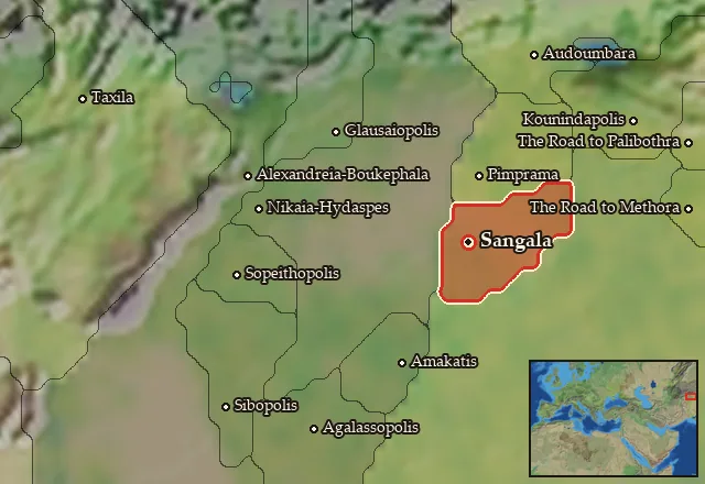 Map of Kathaia and its neighbours