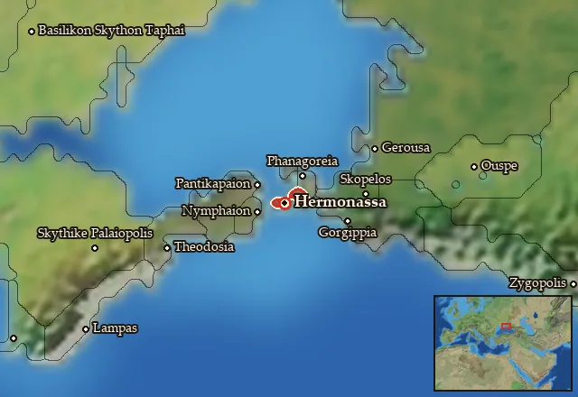 Map of Korokondamitis and its neighbours
