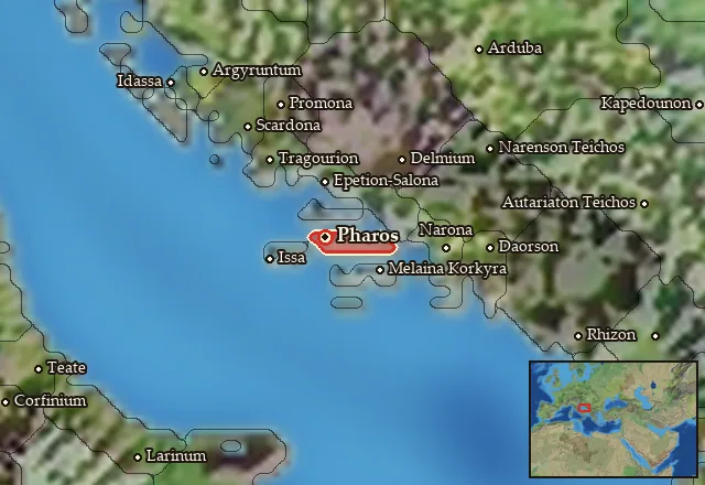 Map of Liburnonesoi and its neighbours
