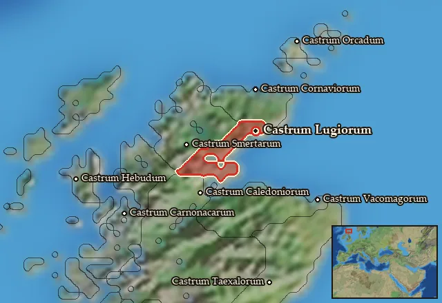 Map of Lugia-Decantaea and its neighbours