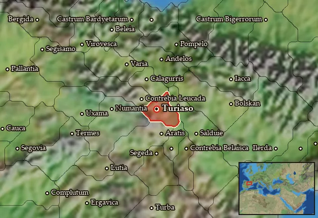 Map of Lusonia and its neighbours