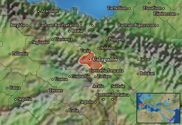 Map of Lusonia Iberica and its neighbours