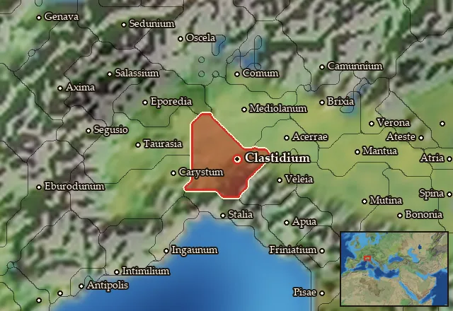Map of Maricia-Laevia and its neighbours