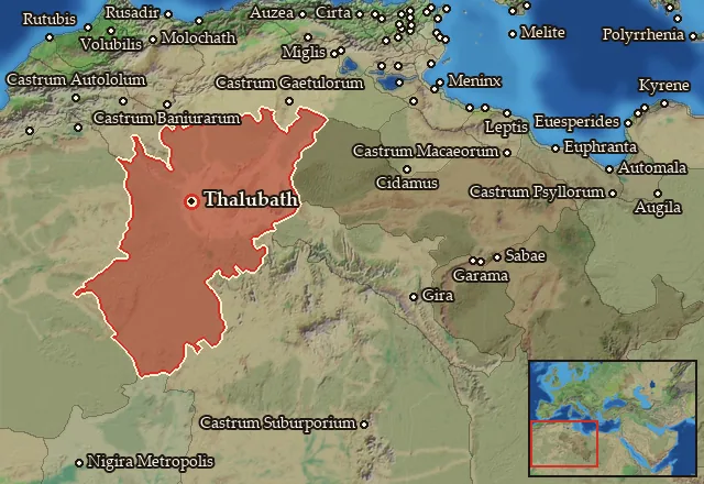 Map of Melanogaetulia and its neighbours