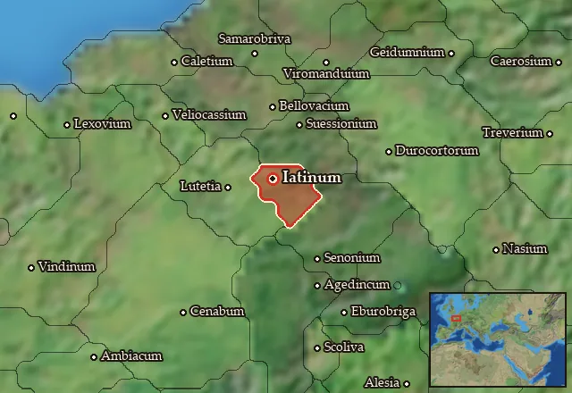 Map of Meldia and its neighbours