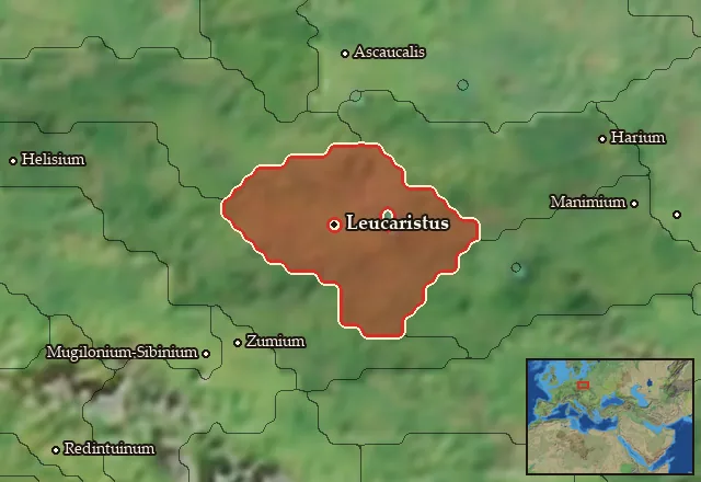 Map of Naharvalia and its neighbours