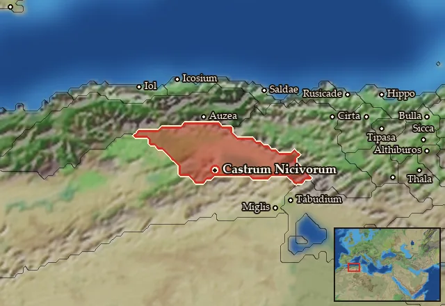 Map of Nicivia-Suburburia and its neighbours