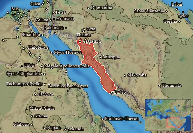 Map of Notia Lechienia and its neighbours