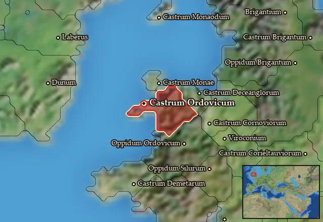 Map of Ordovicia and its neighbours