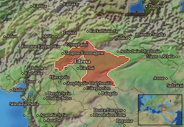 Map of Osrhoene and its neighbours