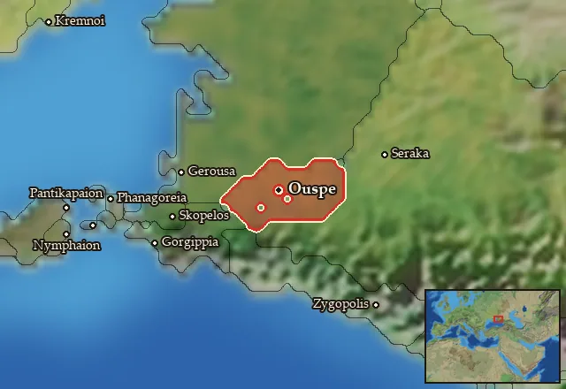 Map of Pandaia and its neighbours