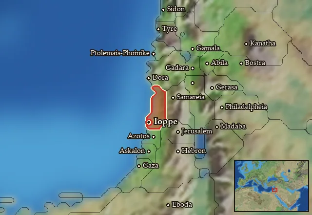 Map of Paralia and its neighbours