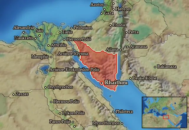Map of Pharanitaia and its neighbours
