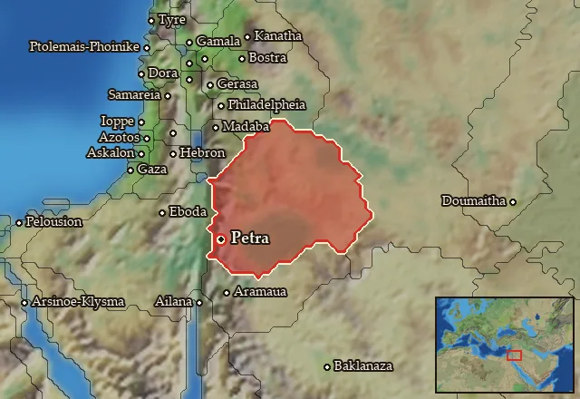 Map of Raqemo and its neighbours
