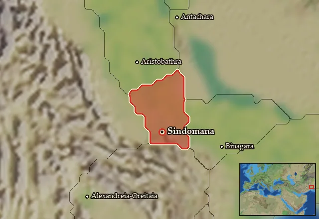 Map of Samboia and its neighbours