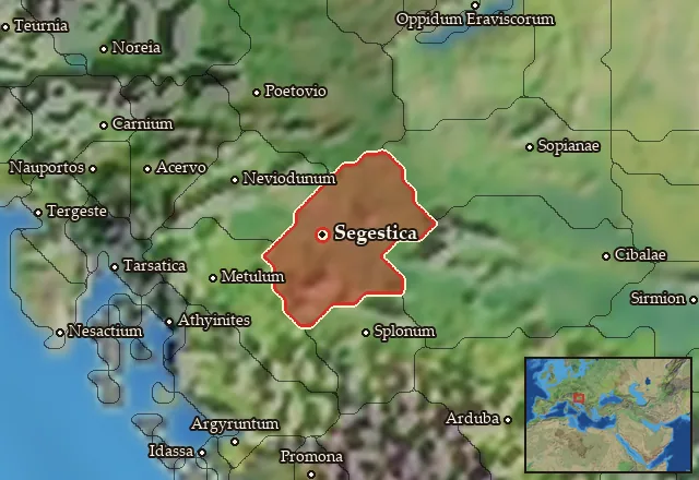 Map of Savia and its neighbours