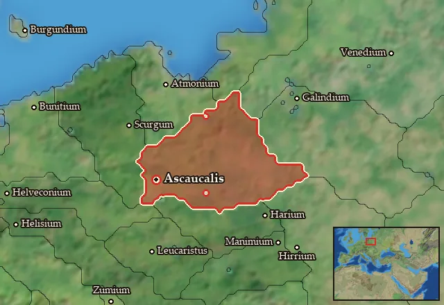 Map of Sciria and its neighbours