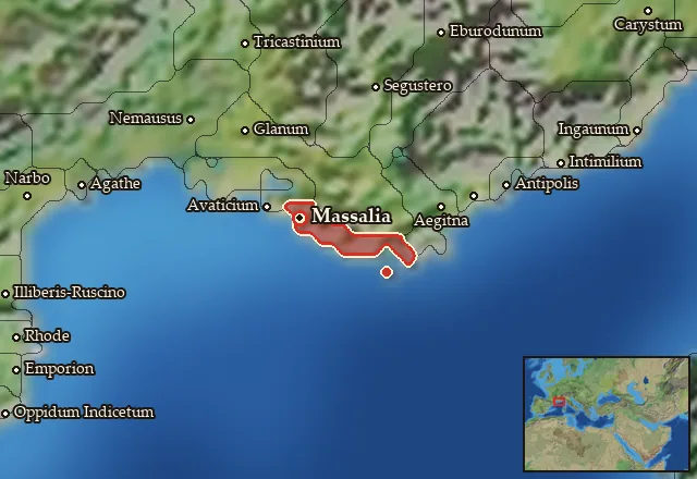 Map of Segobrigia and its neighbours
