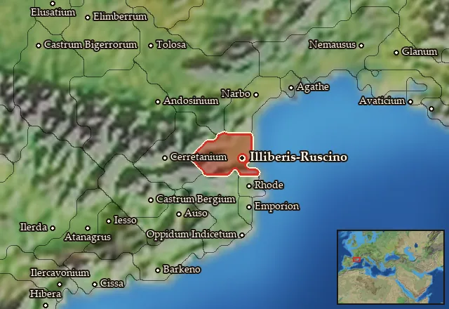 Map of Sordonia and its neighbours