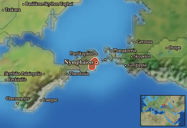 Map of Stenopos and its neighbours