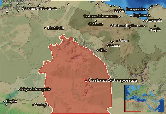 Map of Suburporia and its neighbours