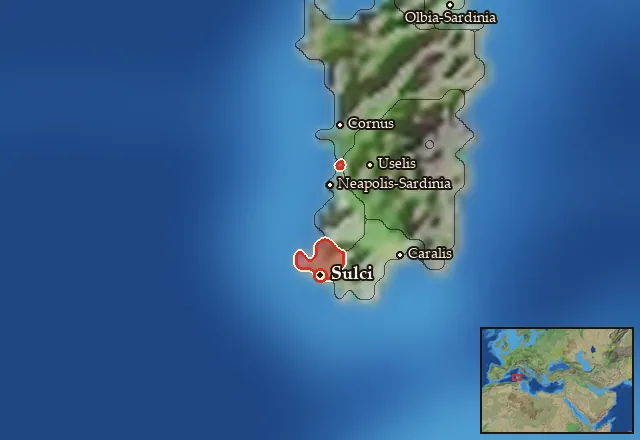 Map of Sulky and its neighbours
