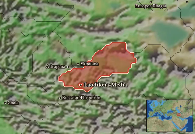 Map of Syromedia and its neighbours