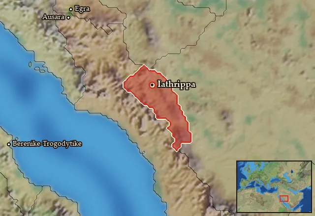 Map of Yathrib and its neighbours