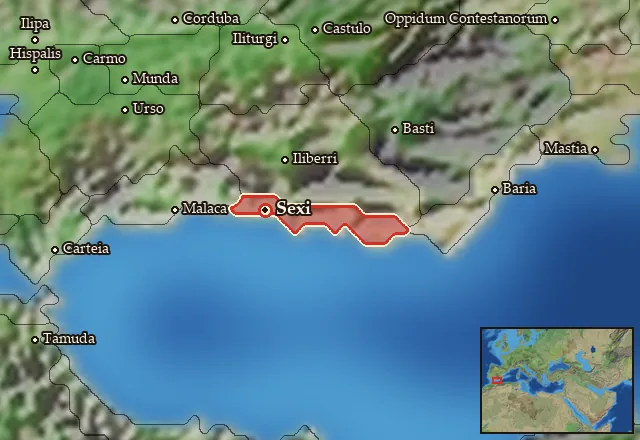 Map of Zekzi and its neighbours
