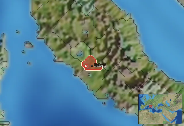 Regions carrying Faliscan