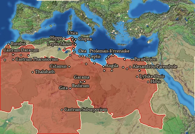 Regions carrying Libyan