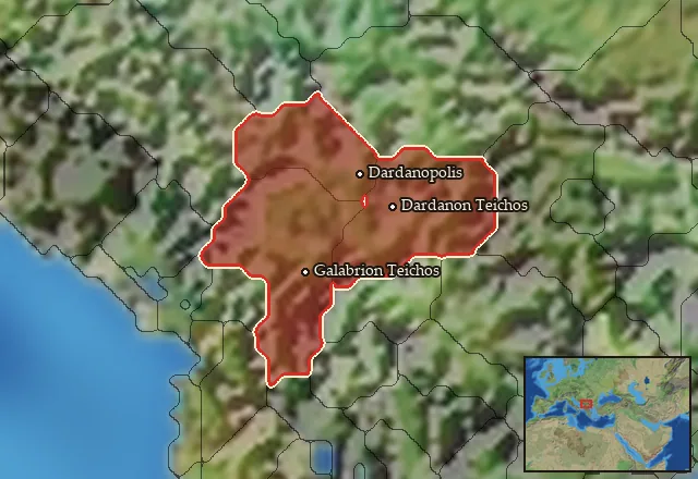 Regions carrying Dardanian