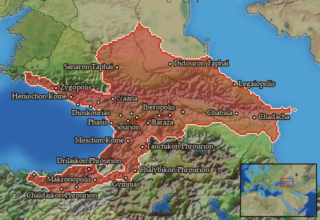 Regions carrying Caucasian