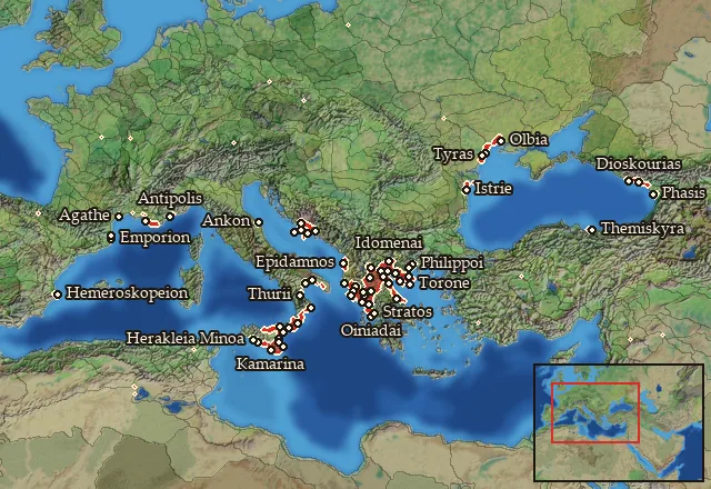 Regions carrying Euzonoi