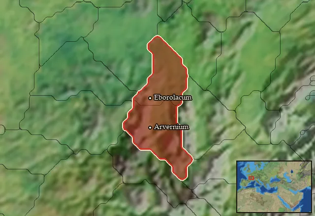 Regions carrying Arvernian