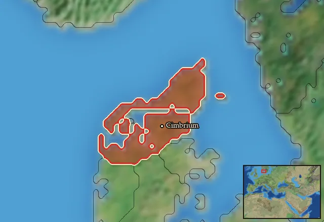 Regions carrying Cimbrian