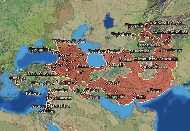 Regions carrying Asian
