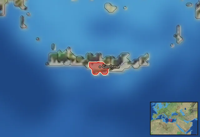 Regions carrying Gortynian