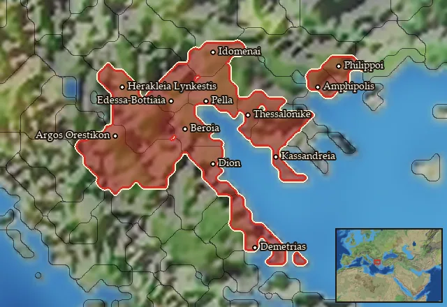 Regions carrying Macedonian