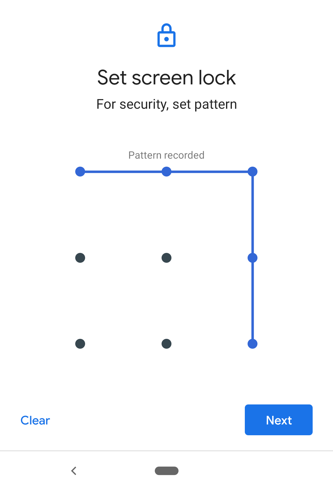 Android Unlock Pattern