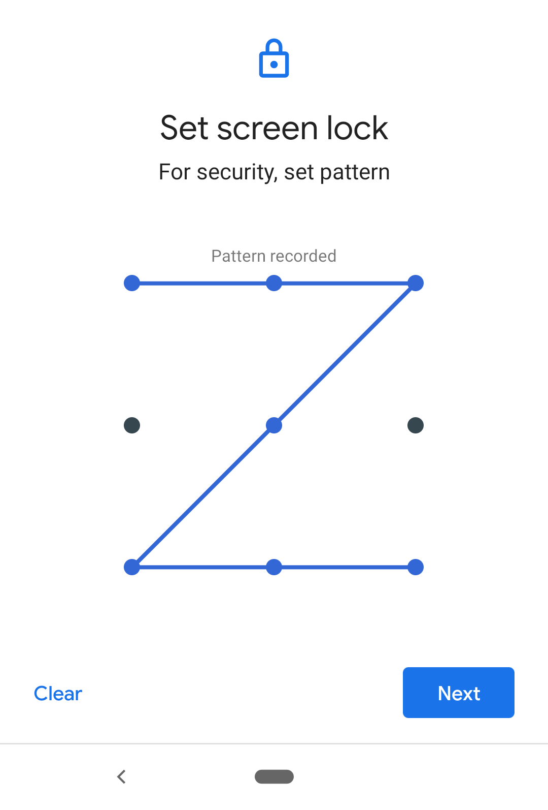 Android Unlock Pattern