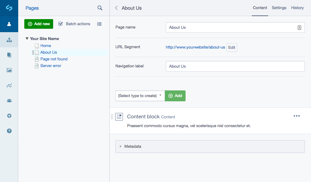 Elemental content block overview