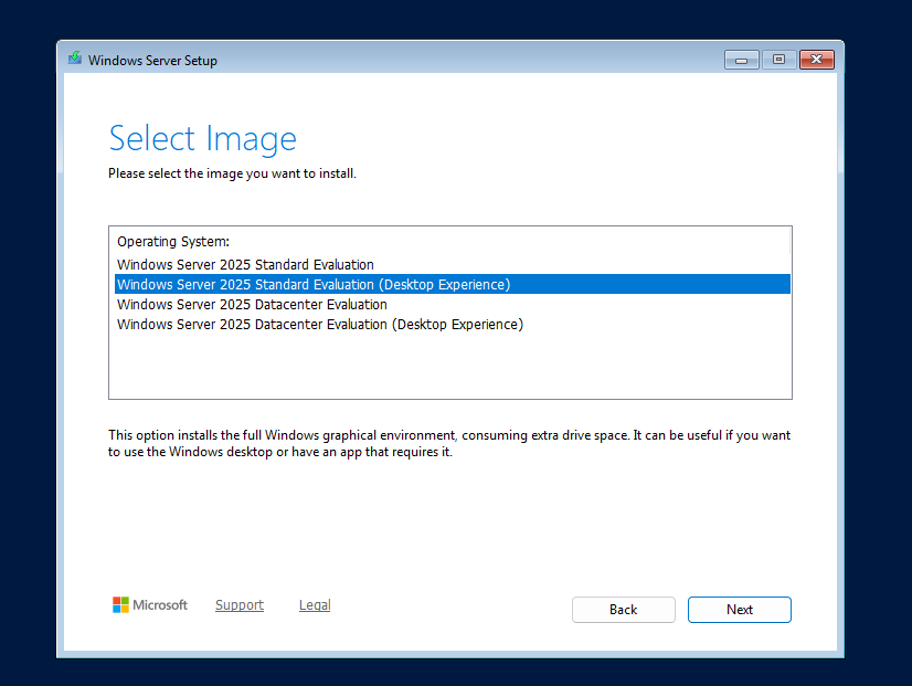 Instalação do Windows Server
