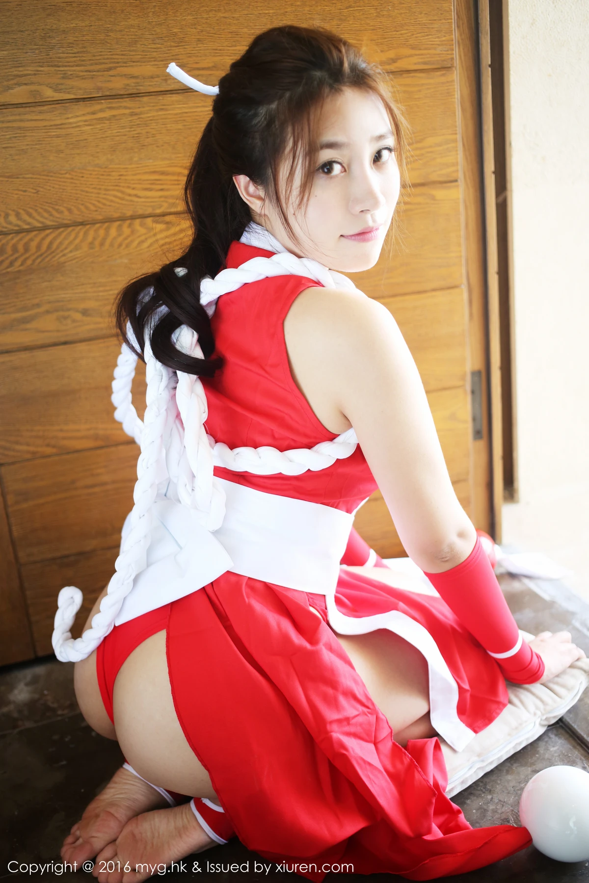 MyGirl美媛馆 Vol.235_性感女神许诺Sabrina三亚旅拍不知火舞COS完美诱惑写真42P - 3