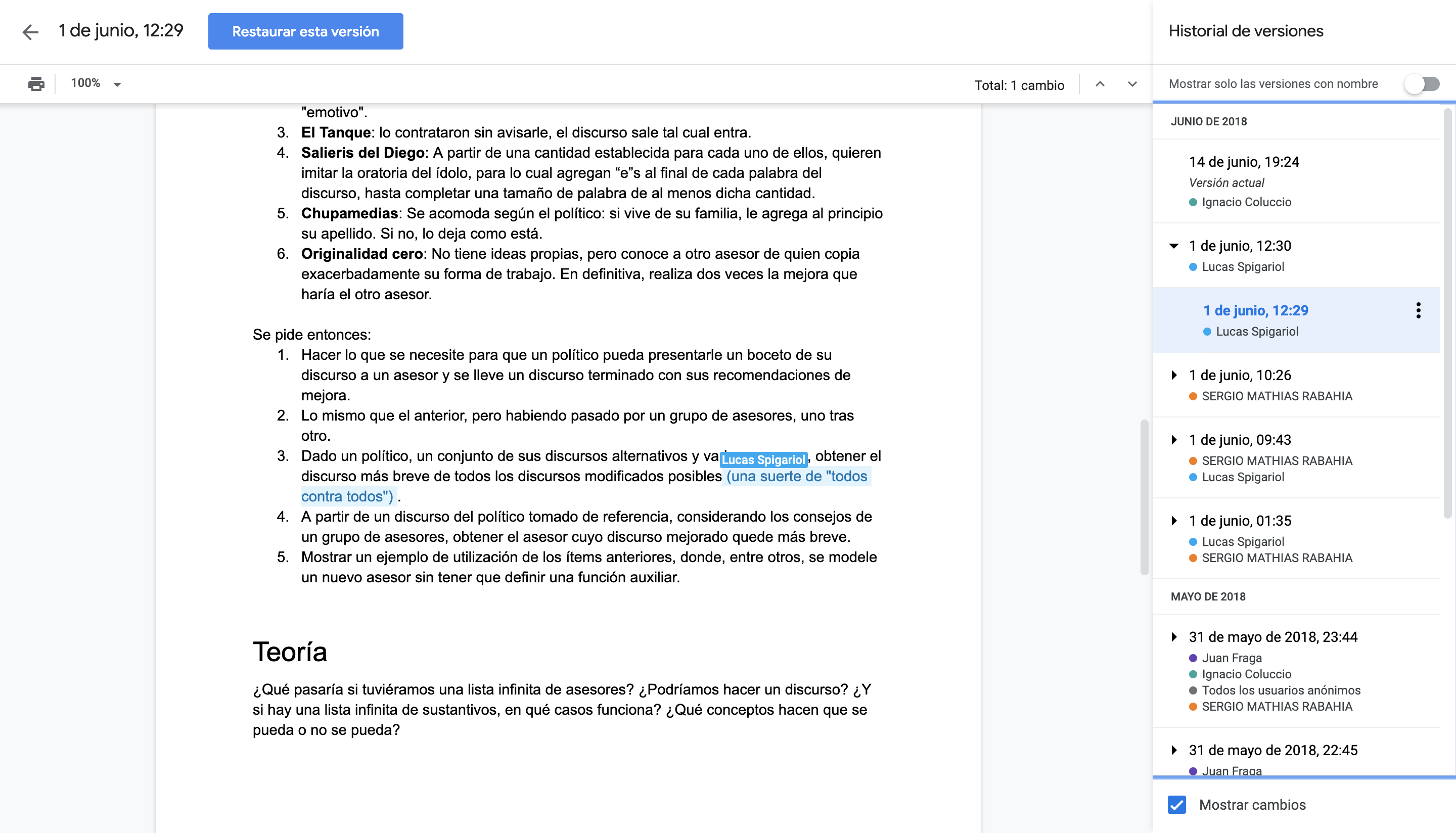 google drive version control