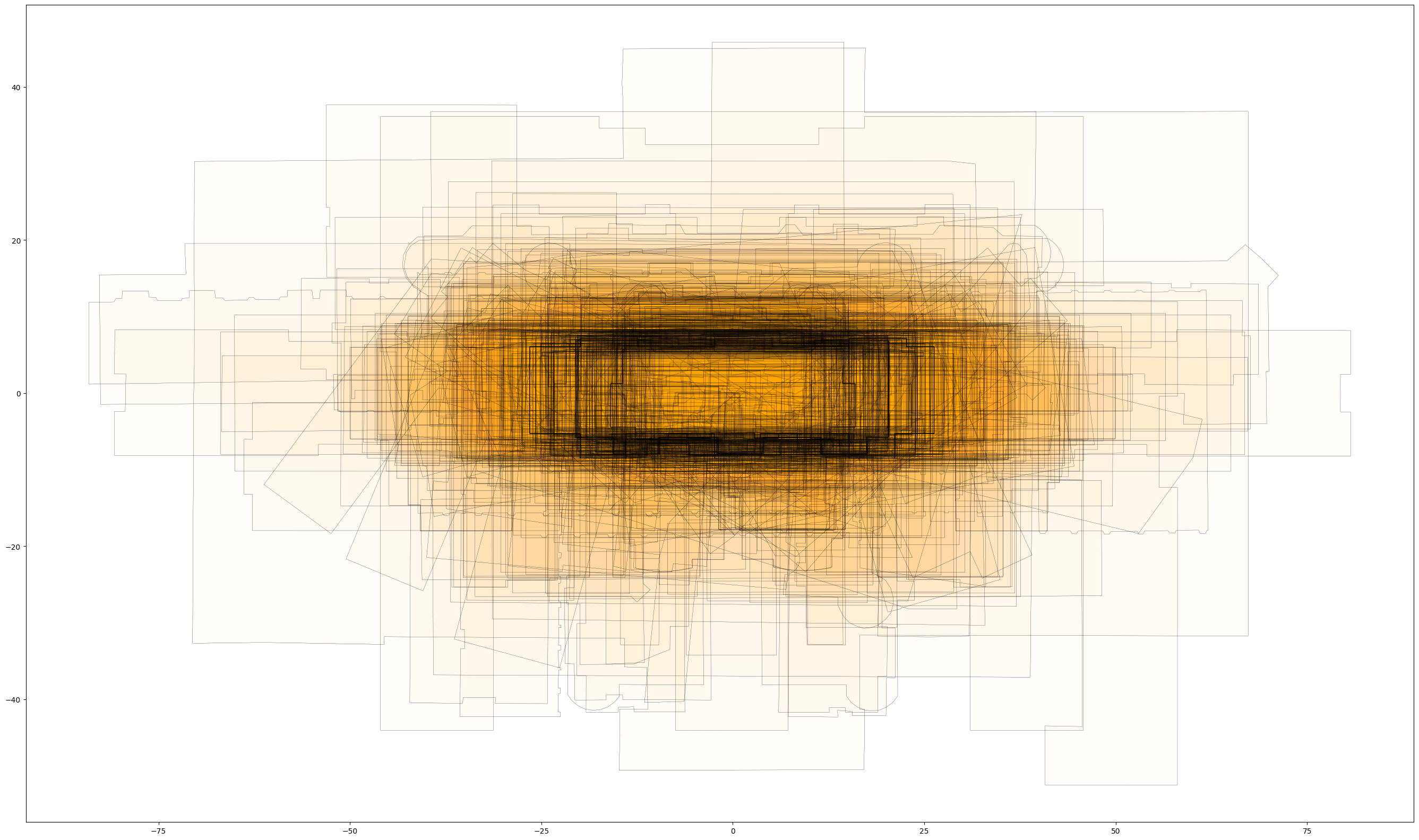 Bigger buildings visualization.